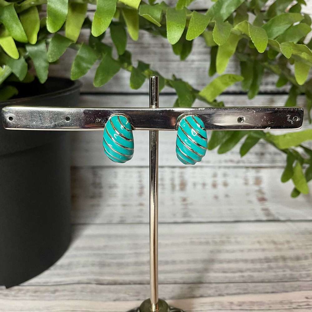 Beautiful Turquoise and Silver Earrings